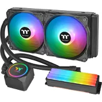 Thermaltake Floe RC 240 Geheugen & CPU AIO Vloeistofkoeler, CPU waterkoelers, Zwart
