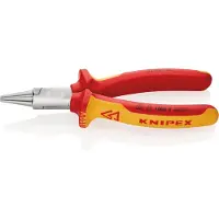 Knipex 22 06 160 Rondbektang VDE Recht Chroom-vanadium elektrostaal 160 mm