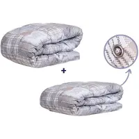Zelesta Easy Dekbed - Patchwork Hearts 240 x 200 cm, Type: 4 Seizoenen