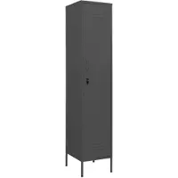 vidaXL Lockerkast 35x46x180 cm staal antracietkleurig