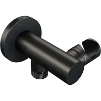 Brauer Edition Inbouw Badthermostaat - Drukknoppen - Baduitloop - Staafhanddouche - Mat Zwart - Kranen, Douchekranen, Inbouw Douchekranen - Kranen, Douchekranen, Inbouw douchekranen