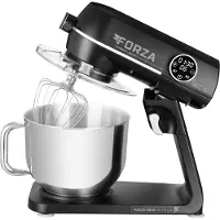 Ecg FORZA 6600 Metallo Nero - Keukenmachine - 6,5 liter - 1800 W - Zwart