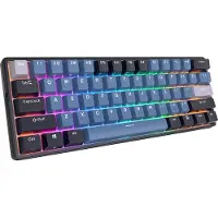 Royal Kludge RK61 Plus - Draadloos Toetsenbord - Mechanisch Gaming Toetsenbord - 61 Keys - RGB Keyboard - Blue Switches - Indigo