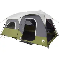 vidaXL Tent met LED 441x288x217 cm lichtblauw