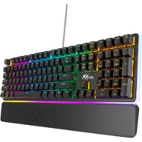 Royal Kludge RK918 - Gaming Toetsenbord - Mechanisch Toetsenbord - RGB - Zwart - Red Switches - Met Polssteun