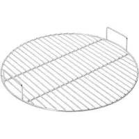 vidaXL Barbecuerooster met handgrepen rond Ø44,5 cm 304 roestvrijstaal