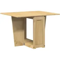 vidaXL Vlinder-eettafel, inklapbaar, Corona bruin, massief grenenhout