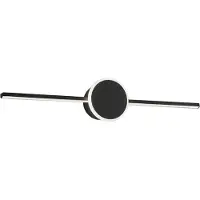 Toolight Spiegellamp APP849-1W - 60 cm - Zwart