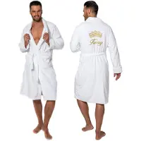 Tutumi Herenbadjas Met King White - Borduursel Collar S/m