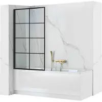 REA Lagos-1 Badwand Zwart 80Cm