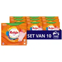 Robijn 10x Wasmiddeldoekjes Color 16 Stuks
