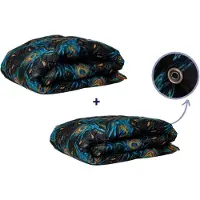 Zelesta Easy Dekbed - Peacock Feathers 240 x 200 cm, Type: 4 Seizoenen