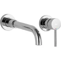 REA Lungo Long Chrom + Box - Inbouw Wastafelkraan - Chroom