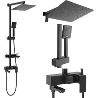 REA Jack Regendouche Zwart 102cm