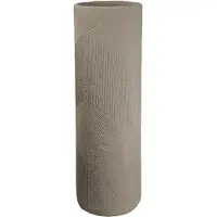 Leeff - Vaas VICTOR - Large - Taupe - Ø 9.7 cm x 29,5 cm