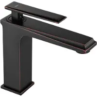 REA Romano Old Black Low - Wastafelkraan - Zwart