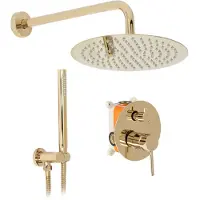 REA doucheset Lungo Gold + verpakking