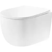 REA - Hangende toiletpot - Eddy Turbo Tornado - Wit - 52,5X36X36CM