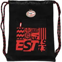 Psv Gymtas Blokken zwart-rood