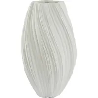 Light & Living Vaas Yatung - Crème - Ø30cm - Steen - Modern - Bloemenvaas - Woondecoratie - Decoratieve vaas voor woonkamer of slaapkamer