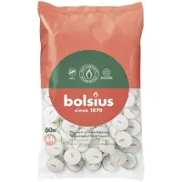 Bolsius Theelichten Wit 6 Branduren 60 Stuks
