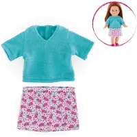 Corolle poppenkleding Mc Floral Skirt & Pullover FGL78