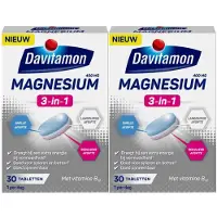 Davitamon 2x Magnesium 3 in 1 30 tabletten