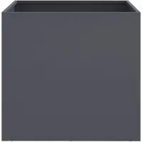vidaXL Plantenbakken 2 st 49x47x46 cm staal antracietkleurig