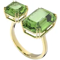 Swarovski Dames Ring Metaal - Goudkleurig - 16.00 mm / maat 50