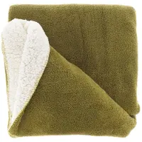 Unique living D- - Plaid Tommie 130x180cm Moss Green