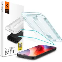 Spigen GLAStR EZ Fit Screenprotector 2 Pack + Applicator voor de Apple iPhone 16 Pro Max / 17 Pro Max