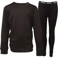 Helios Essential, skiondergoed, junior, zwart, 2 sets