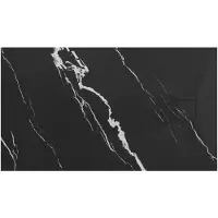 REA Douchebak Magnum Carrara Black 90x120