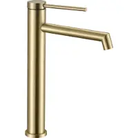 REA Foss Gold Brush High - Wastafelkraan - Goud