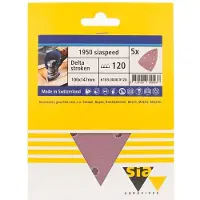 Sia siaspeed schuurpapier delta 7-gaats P180 - 100 mm. x 147 mm. (5 stuks)