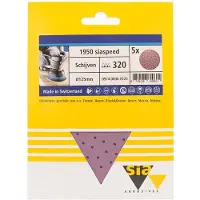 Sia siaspeed schuurschijf rond multigat P320 - 125 mm. (5 stuks)