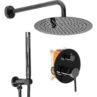 REA Lungo Regendouche Inbouw Zwart 36,5cm
