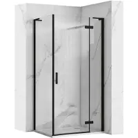 REA Douchecabine Hugo Black, 80x80