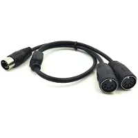 Dolphix DIN 5-pins audio splitter | 0,50 meter