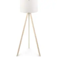 Opviq Vloerlamp Marie | Opviq kunststof wit 38x140 cm vloerlampen | NADUVI