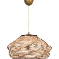 Opviq Kroonluchter - Beige Camel - 36 X 18 X 36 Cm