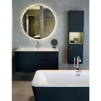 Plieger Ambi Round spiegel rond met indirecte LED verlichting 100cm PL