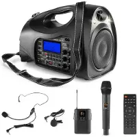 VONYX ST016 draagbare speaker met Bluetooth, mp3 en microfoons - 130W