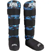 Joya Camo V2 Scheenbeschermers - Zwart/Blauw (Beschikbaar in verschillende maten)