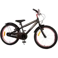 Volare Spider-Man - Kinderfiets - Jongens - 20 inch - Mat Zwart - 2 Handremmen