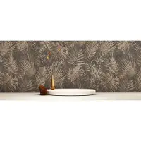A.S. Création Natural Living - Bruin - Bladeren - 386383