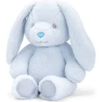 Keel Toys Pluche - Konijn 20 CM. - blauw - 100% eco friendly