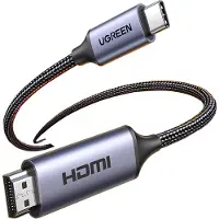 UGREEN USB - C - HDMI 2.1 8K 60Hz kabel 1,5m CM565 - grijs