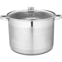 Tadar Grote RVS Kookpan XXL 15L - Geschikt voor Inductie & Gas