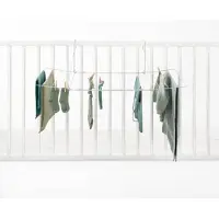 Blokker Wasrek Hangend 12m Drooglengte Wit - Praktisch Droogrek Deur of Balkon - Eenvoudige Installatie - Compact en Ruimtebesparend Hangdroogrek Trapgat